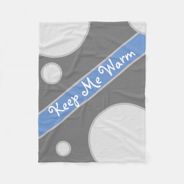 Manta Polar Mantenerme abrigado (Anverso)