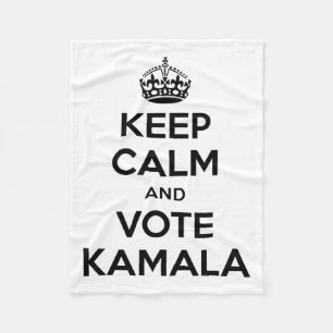 Manta Polar Mantengan La Tranquilidad Y Voten Por Kamala 2024