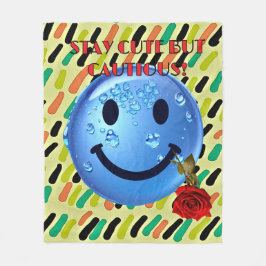 Manta Polar ¡MANTÉNGASE CUIDADO PERO CUIDADOSA Fleece Blanket!