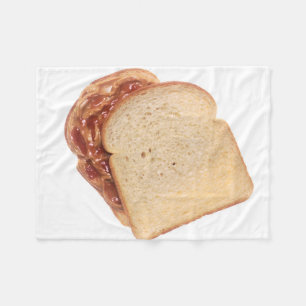 Manta Polar Mantequilla de cacahuate y sandwich de gelatina