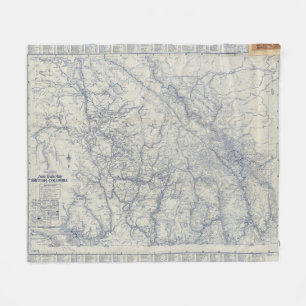 Manta Polar Mapa auto 2 de los rastros del funcionario 1925 de