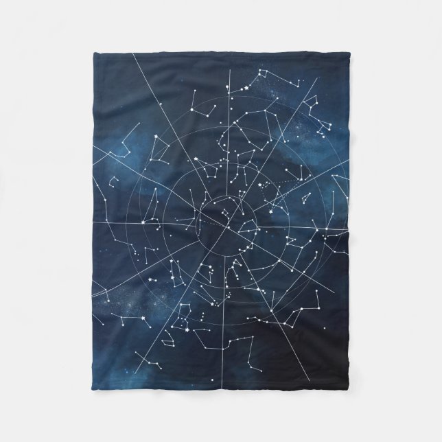 Manta Polar Mapa celestial (Anverso)