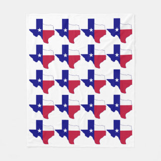 Manta Polar Mapa de bandera de Texas