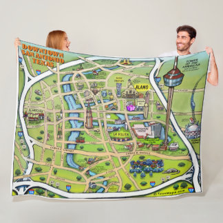Manta Polar Mapa de diversiones del centro de San Antonio Texa