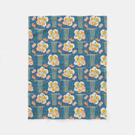 Manta Polar Mapa de fleche de inspiración asiática con fideos