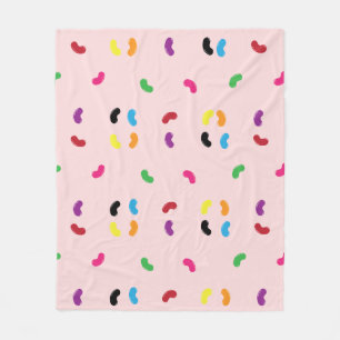 Manta Polar Mapa de flores de Jelly Bean