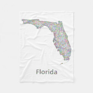Manta Polar Mapa de Florida