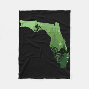 Manta Polar Mapa de Florida Ciclista de montaña Mtb Ciclismo M