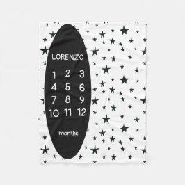 Manta Polar Mapa de hitos de bebé en las estrellas modernas