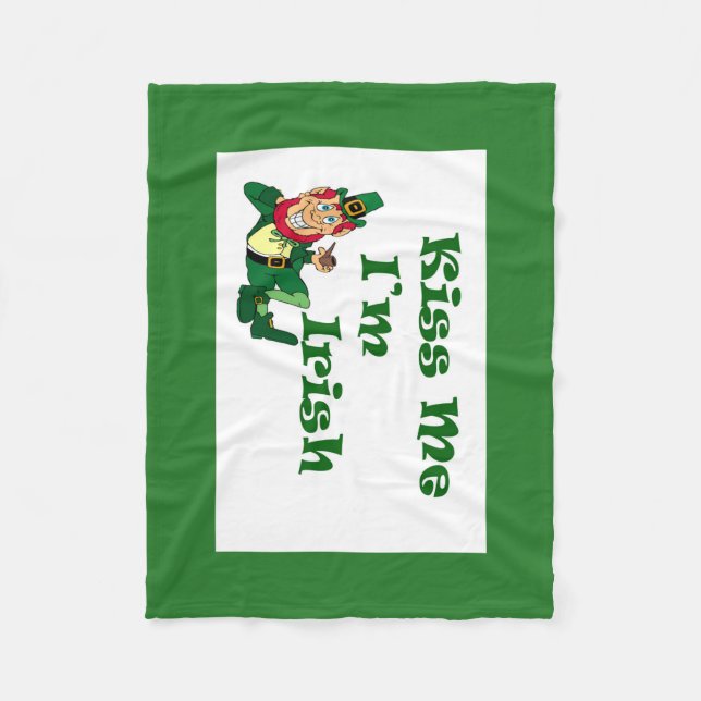 Manta Polar Mapa de la fiesta de St.Patricks (Anverso)