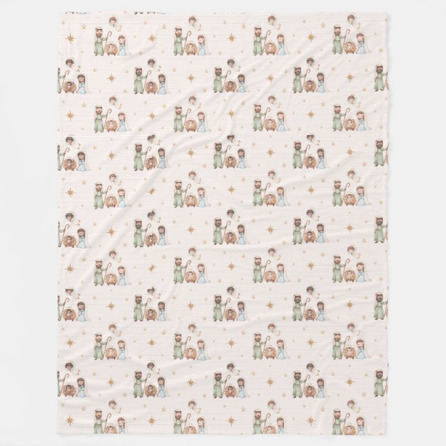 Manta Polar Mapa de la fleche de la escena de la natividad (Anverso)