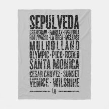 Mapa de las calles de La Ciudad de Los Ángeles