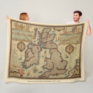Manta Polar Mapa de las Islas Británicas, 1552 - 1629