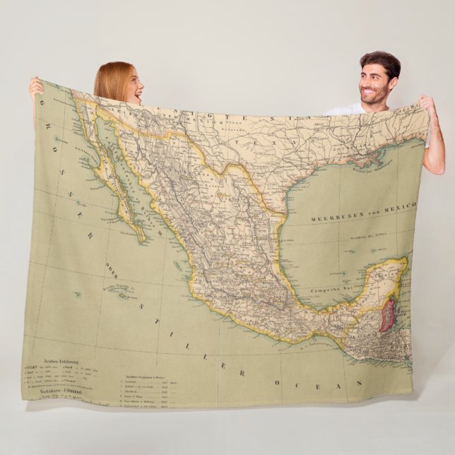 Manta Polar Mapa de México (In situ)