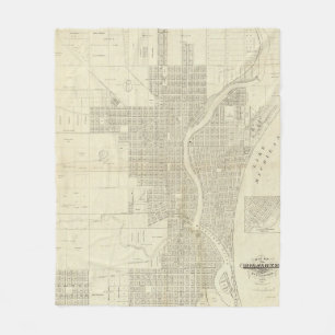 Manta Polar Mapa de Milwaukee