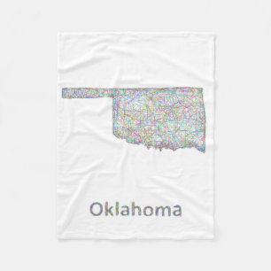 Manta Polar Mapa de Oklahoma