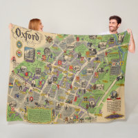 Mapa de Oxford, Inglaterra (ferrocarriles
