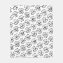 Mapa de personalizado con logotipo impreso en blan