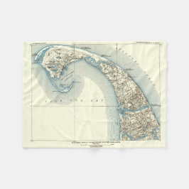 Manta Polar Mapa de Provincetown Cape Cod Massachusetts