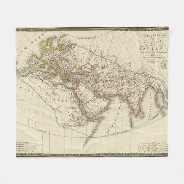 Manta Polar Mapa del atlas de París (Frente (Horizontal))