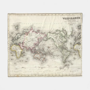 Manta Polar Mapa del mundo
