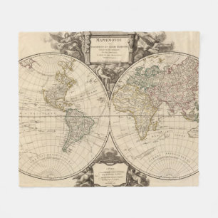 Manta Polar Mapa del mundo 9