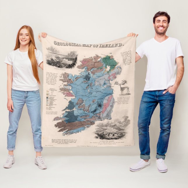 Manta Polar Mapa geológico de Irlanda (In situ)