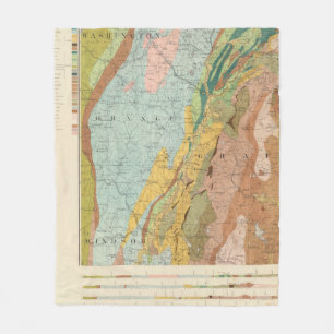 Manta Polar Mapa geológico de New Hampshire 2