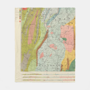 Manta Polar Mapa geológico de New Hampshire 3