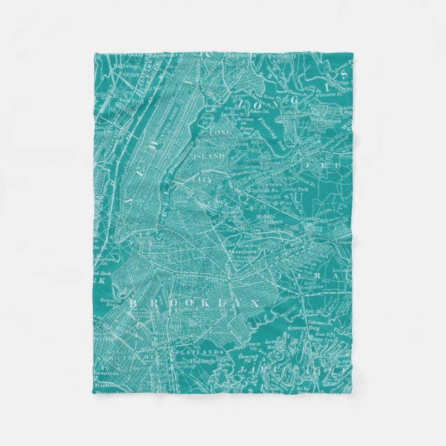 Manta Polar Mapa gráfico de Nueva York (Anverso)