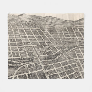 Manta Polar Mapa pintoresco de Reno Nevada (1907)