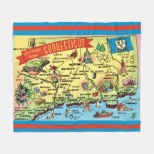 Mapa postal de Connecticut