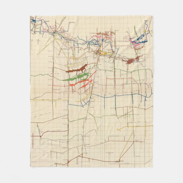 Manta Polar Mapas de mina de Comstock número VI (Anverso)