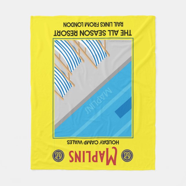 Manta Polar Maplins Vintage British Holiday Camps (Anverso)