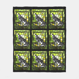 Manta Polar Maqueta de la Mascota de la Casa Wolfin