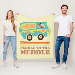 Manta Polar Máquina de misterio Scooby-Doo "Peddle to Meddle"