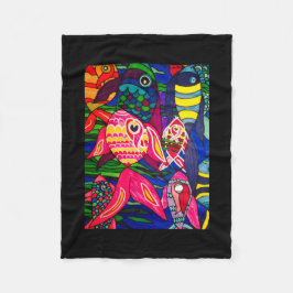 Manta Polar mar de pescados