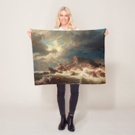 Manta Polar Mar de tormenta con naufragio (por Marcus Larson)