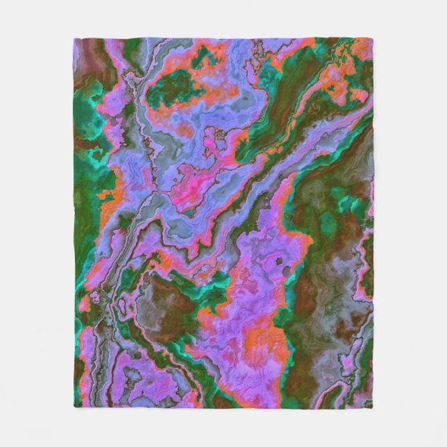 Manta Polar Marble agrio (Anverso)