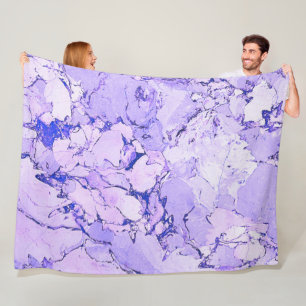 Manta Polar Marble italiano elegante azul blanco moderno Resum