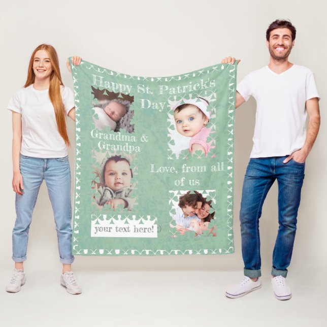 Manta Polar Marcos de fotos deslumbrantes de Shamrock (In situ)