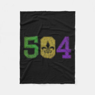 Manta Polar Mardi Gras 504 T Shirt Nola Nueva Orleans Louisian