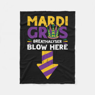 Manta Polar Mardi Gras Breathalyzer Blow Here Funny Adults Mar