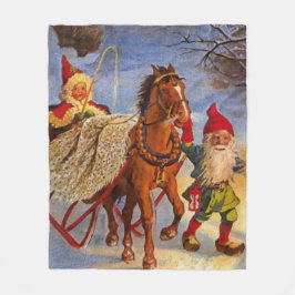 Manta Polar "Marea en la noche" por Jenny Nystrom