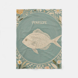 Manta Polar Mareas tranquilas personalizadas