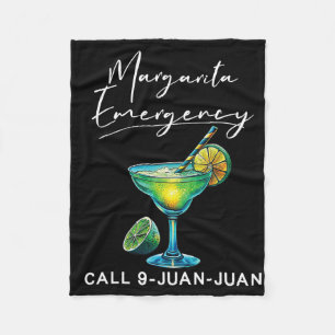 Manta Polar Margarita Emergencia Mexicana Fiesta Divertida Cin