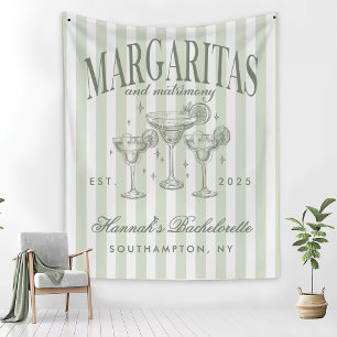 Manta Polar Margaritas Modernas Retro y Bach a Rayas Matrimoni
