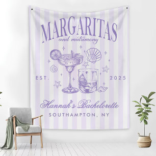 Manta Polar Margaritas Modernas Retro y Bach Rayado Matrimonia