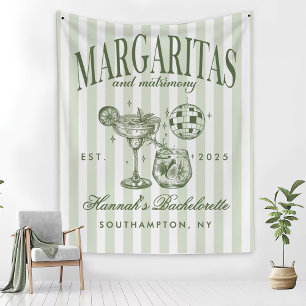 Manta Polar Margaritas Retro Modernas y Bach a Rayas Matrimoni