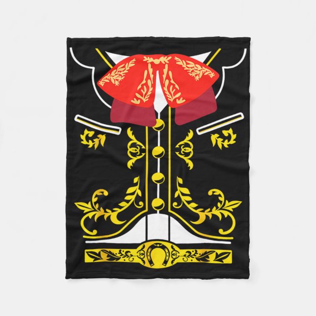 Manta Polar Mariachi Tee Charro Cinco De Mayo (Anverso)